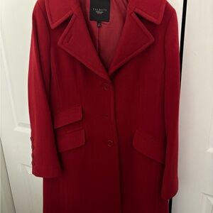 Talbots Classic Red Trench Coat